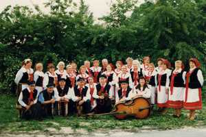 Zagłębianki na przeglądzie Wici, Chorzów 1990. Powiększ zdjęcie.